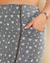 Saia Plus Size Chambray Bordado - loja online