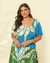 Vestido Plus Size Longo Estampa Tropical - comprar online