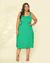 Vestido Plus Size Regata Em Viscolinho na internet
