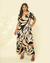 Vestido Plus Size Ciganinha Em Viscose - Lenner