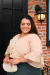 Blusa Plus Size Com Decote V E Manga 3/4 - loja online