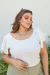 Blusa Plus Size Em Viscolinho Manga De Babado - loja online