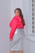 Saia Plus Size Midi Couro Fake Preto Couro Fake