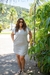 Vestido Plus Size Em Linho Com Manga Flare - comprar online