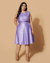 Saia Plus Size Midi Evasê Couro Fake - Lenner
