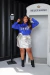 Blusão Plus Size Em Moletinho