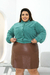 Jaqueta Plus Size Em Soft - Lenner