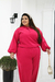 Blusa Plus Size Elegante Em Air Flow Com Manga Longa - comprar online