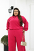 Blusa Plus Size Elegante Em Air Flow Com Manga Longa na internet