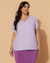 Blusa Plus Size Em Viscose Com Decote V - comprar online