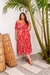 Vestido Plus Size Midi Decote Canoa - comprar online