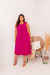 Vestido Plus Size Em Moletinho Com Regata Larga - comprar online