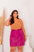 Regata Plus Size Cetim E Crepe Chiffon - comprar online