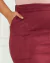 Saia Plus Size Midi Lápis Em Suede na internet
