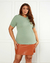Blusa Plus Size Em Vicolycra Manga Com Detalhes De Relevo - comprar online