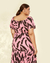 Vestido Plus Size Midi Decote Canoa - Lenner