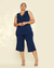 Calça Pantacourt Plus Size Em Viscolycra