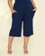 Calça Pantacourt Plus Size Em Viscolycra - comprar online