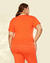 Blusa Plus Size Bicolor Em Viscolycra