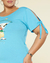 T-shirt Plus Size Com Estampa Ilustrativa