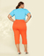 Calça Plus Size Pantacourt Em Viscolycra - comprar online