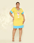 Imagem do Vestido Plus Size Viscolycra Com Estampa Ilustrativa