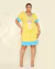 Imagem do Vestido Plus Size Viscolycra Com Estampa Ilustrativa