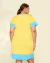 Vestido Plus Size Viscolycra Com Estampa Ilustrativa