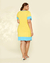 Vestido Plus Size Viscolycra Com Estampa Ilustrativa - comprar online
