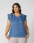 Blusa Plus Size Margrela em Algodão