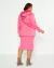 Saia Plus Size Midi Lápis Em Suede - comprar online