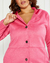 Casaco Parka Plus Size Em Suede
