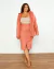 Saia Plus Size Midi Lápis Em Suede - comprar online