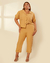 Camisa Plus Size Em Air Flow Duna Com Manga Bufante - Lenner