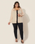 Camisa Plus Size Em Tricoline