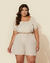 Short Plus Size Em Crepe Airflow - comprar online