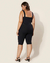 Bermuda Plus Size Capri De Suplex Cintura Alta