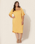 Vestido Plus Size Midi Em Viscolinho - Lenner