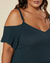 Imagem do Vestido Plus Size Longo Com Alça E Fendas Laterais