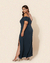 Vestido Plus Size Longo Com Alça E Fendas Laterais - loja online
