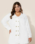Casaco Plus Size Com Fechamento Por Botões