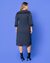 Vestido Plus Size Midi Malha Canelada - comprar online