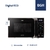 Microondas BGH Eco Negro Digital de 20 litros, modelo B120DN20, con pantalla digital y funciones de cocción.