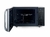 Microondas BGH Quick Chef B223ds20 Digital Eco de 23 litros con puerta abierta, mostrando el interior y la rejilla.