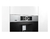 Cafetera empotrable Bosch Serie 8, modelo CTL636ES6, con panel de control y dispensador en color negro y plateado.