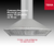Campana decorativa piramidal de acero inoxidable de 90 cm con motor ECOPOWER