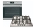 Combo Ariston Horno Electrico Fa5 844 Anafe Gas Thc641 60cm
