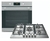 Combo Ariston Horno Elect Fa5 844 60cm Anafe Gas Thc751 75cm