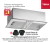 Campana de integración Teka de 55 cm con motor de doble turbina y kit de filtros de carbón activado.