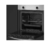 Horno a gas Teka HBB 724 G de 60 cm en acero inoxidable, con puerta abierta y bandeja interior.